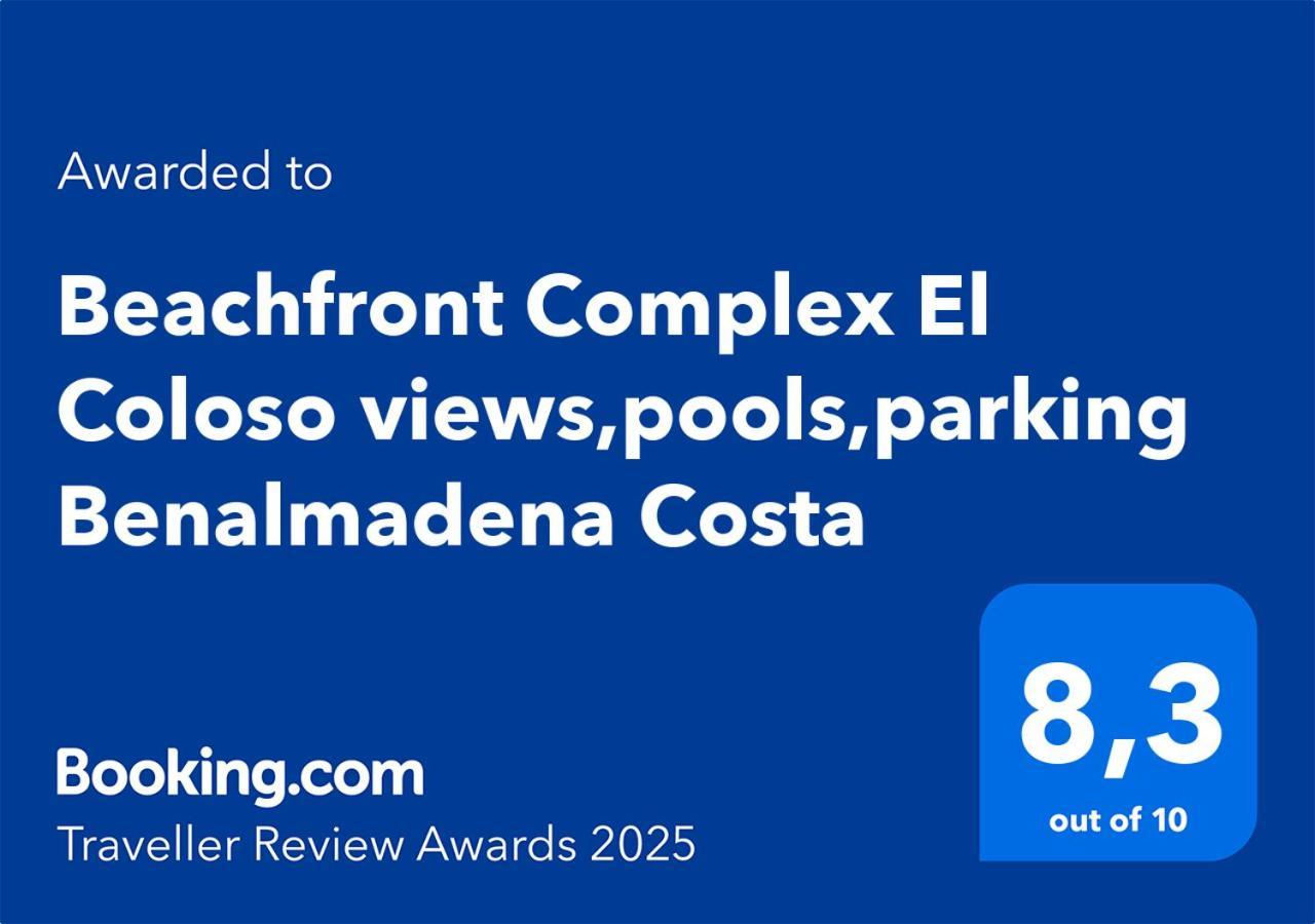 Beachfront Complex El Coloso Views,Pools,Parking Benalmadena Costa Bagian luar foto